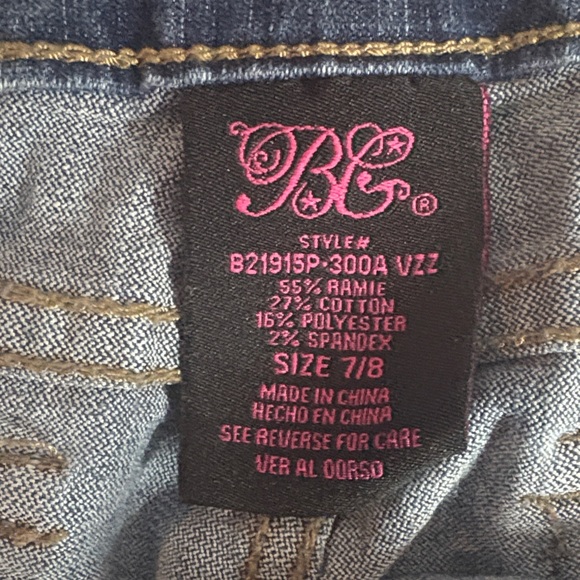 ✨ Bubblegum Y2K Denim Shorts | Size 7/8 | Rolled Cuff Summer Jean Shorts ✨ - Picture 3 of 8